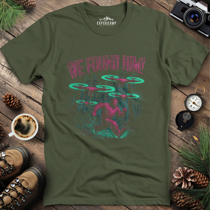 We Found Him Bigfoot T-Shirt