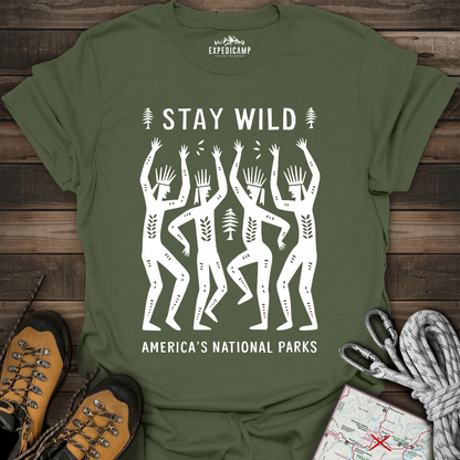 Stay Wild America's National Parks T-Shirt