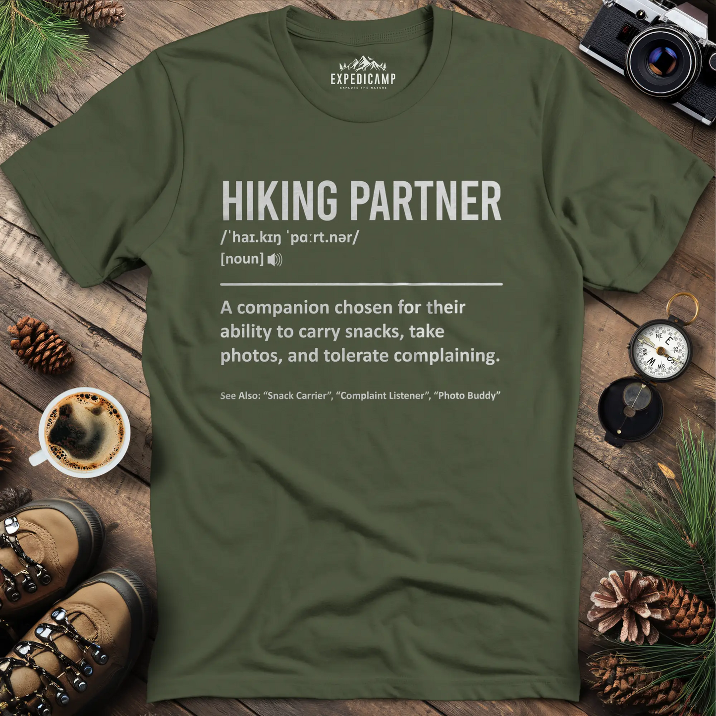 Hiking Partner Definition T-Shirt