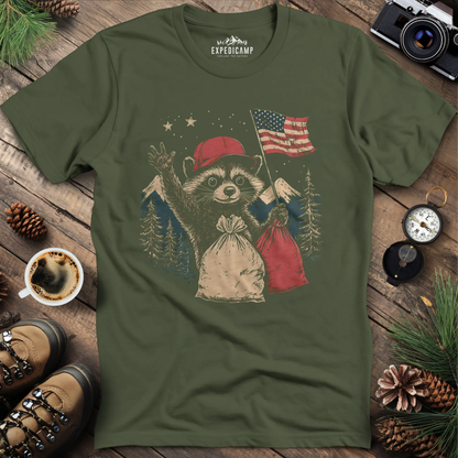 Forest Patriot Fred T-Shirt - Honoring Our Wildlife Heroes