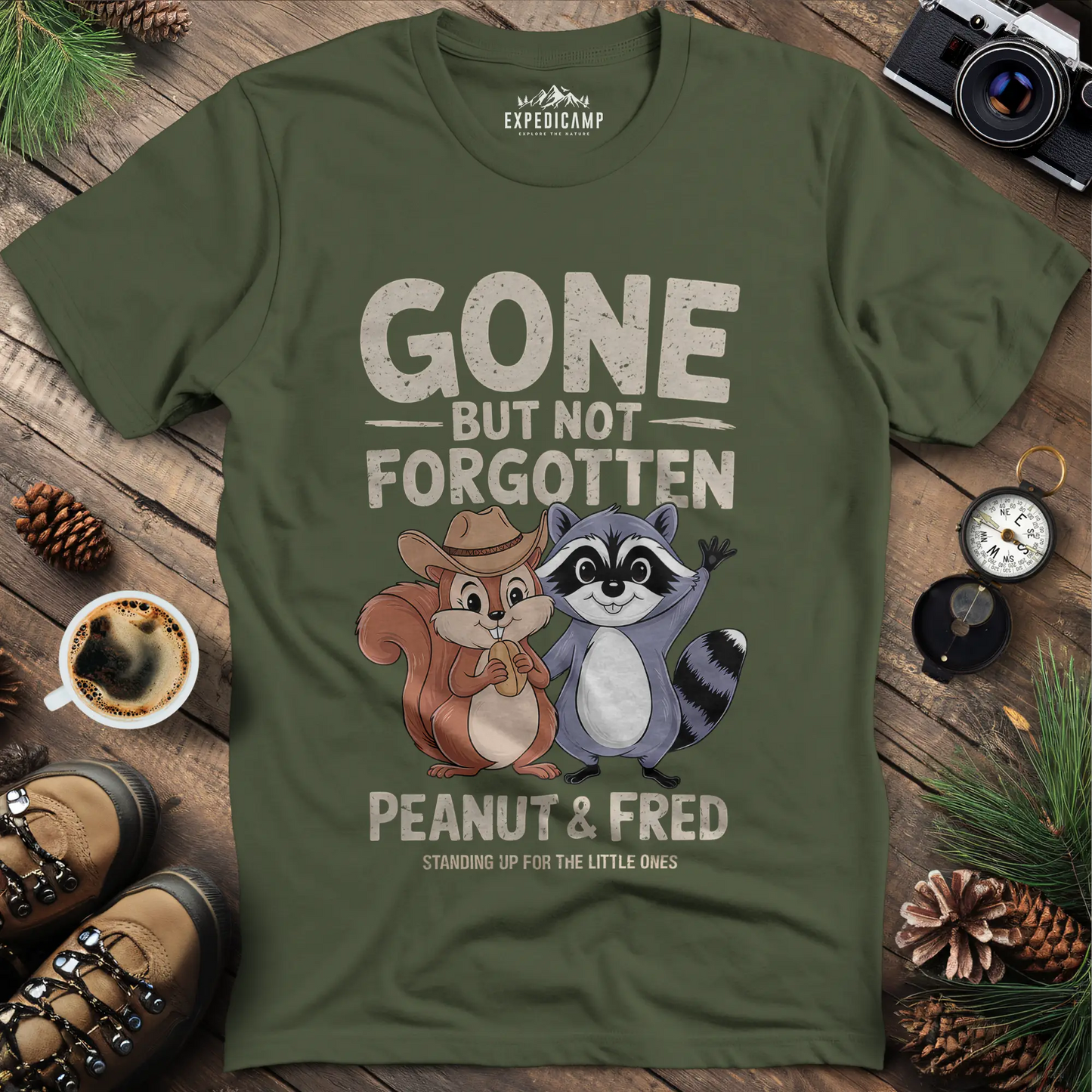 Gone but Not Forgotten T-Shirt - Tribute to Peanut and Fred