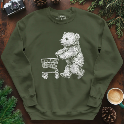 Shopping Bear Sweatshirt