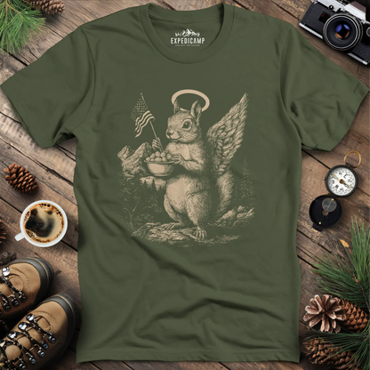 Angel Peanut T-Shirt - A Tribute to Peanut the Squirrel