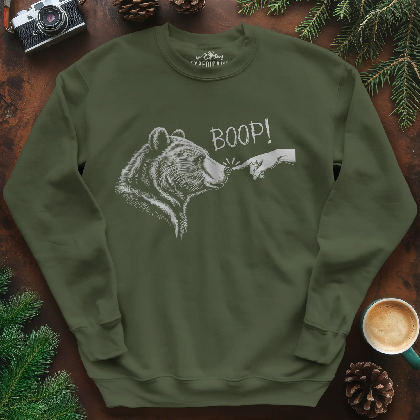 Boop Bear Sweatshirt – Funny Bear Lover Sweatshirt