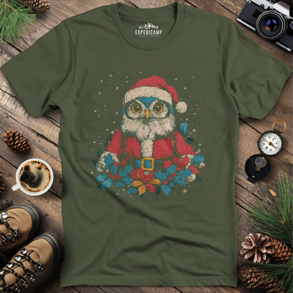 Santa Owl T-Shirt