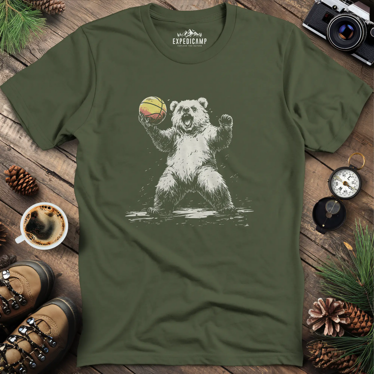 Bear Basketball T-Shirt