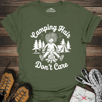 Camping Hair Don't Care T-Shirt