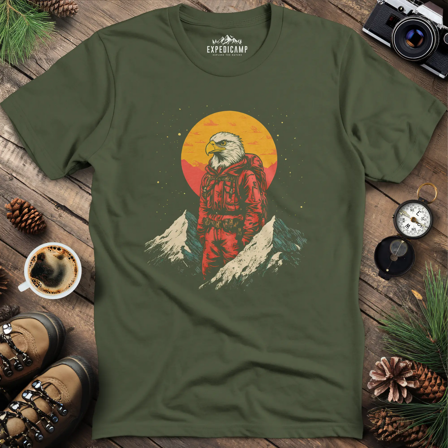 Eagle Hiker T-Shirt – Soar Through the Trails