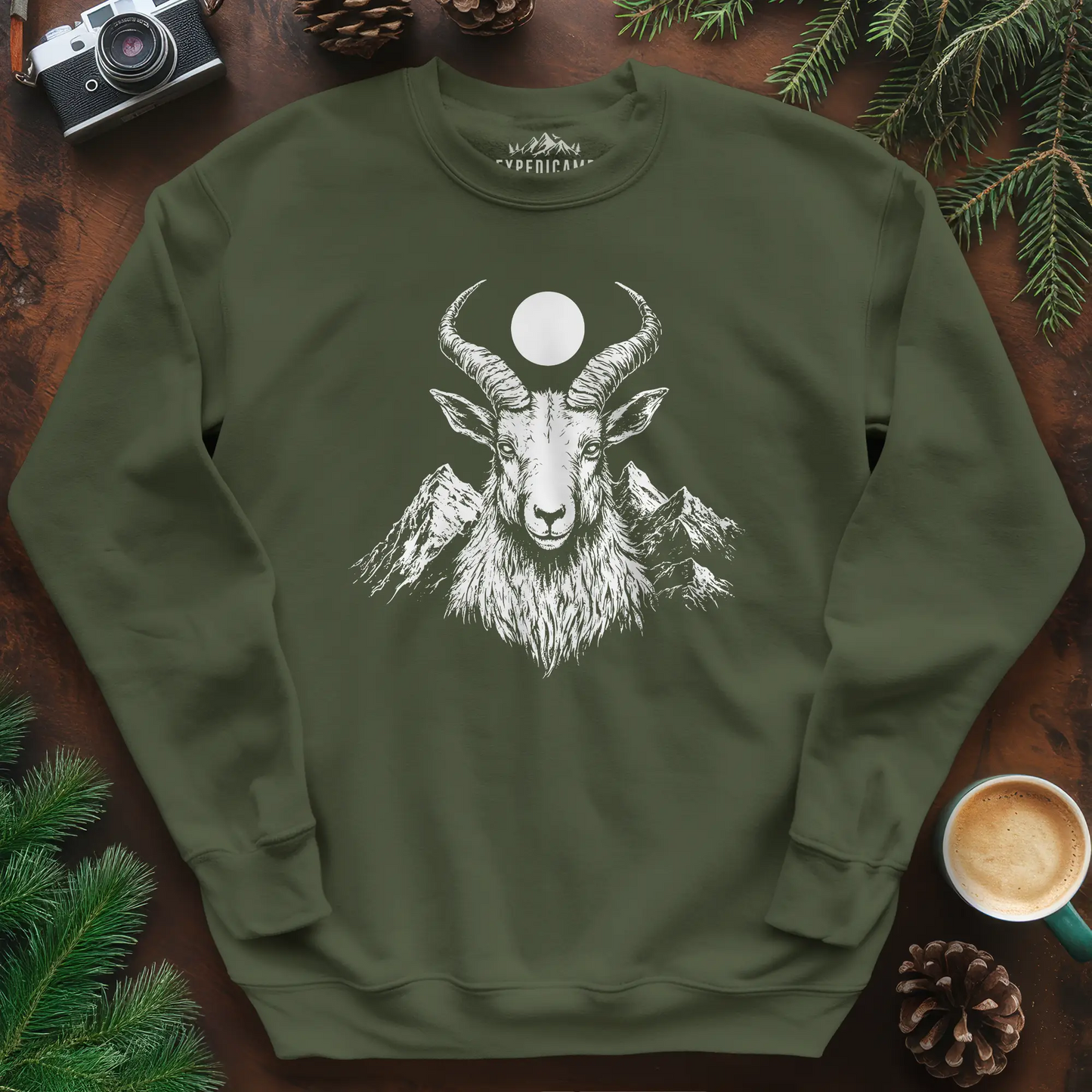 Mountain Goat Moon Sweatshirt