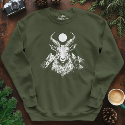 Mountain Goat Moon Sweatshirt