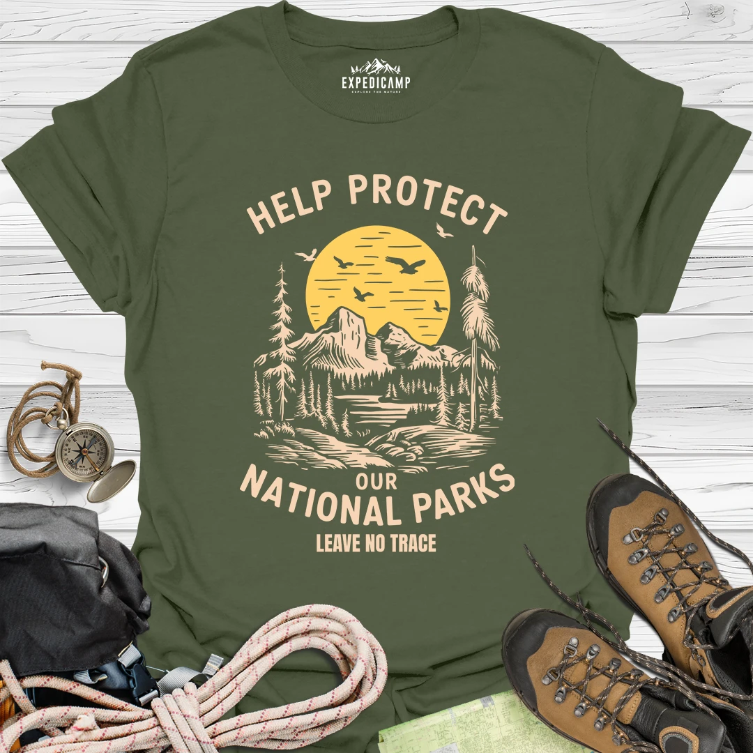 Help Protect Our National Parks Leave No Trace T-Shirt