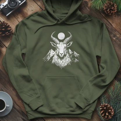 Mountain Goat Moon Hoodie