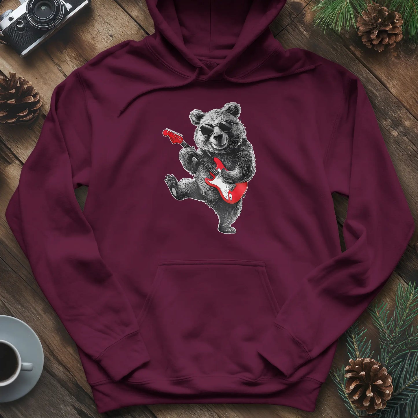 Bear Rock Star Hoodie