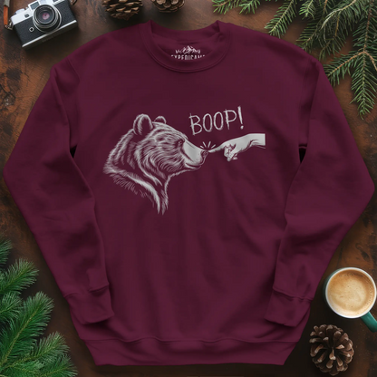 Boop Bear Sweatshirt – Funny Bear Lover Sweatshirt