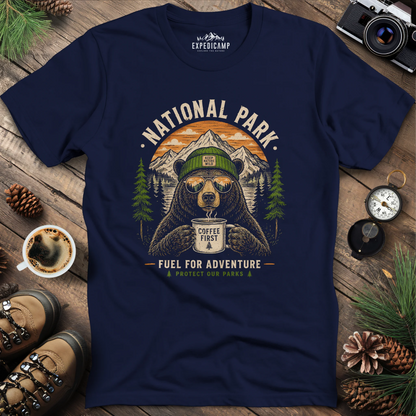 National Park Coffee First Bear T-Shirt