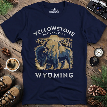 Yellowstone National Park Bison T-Shirt Wyoming