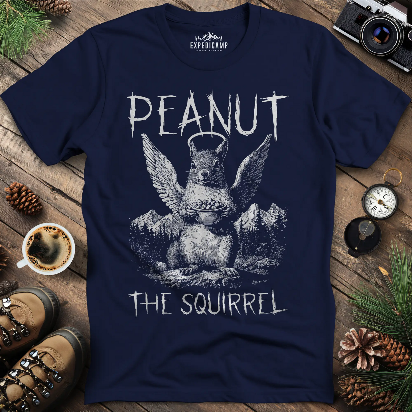 Patriotic Peanut T-Shirt - Flying High for Wildlife