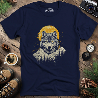 Golden Moon Wolf T-Shirt