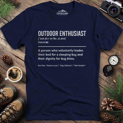 Outdoor Enthusiast Definition T-Shirt