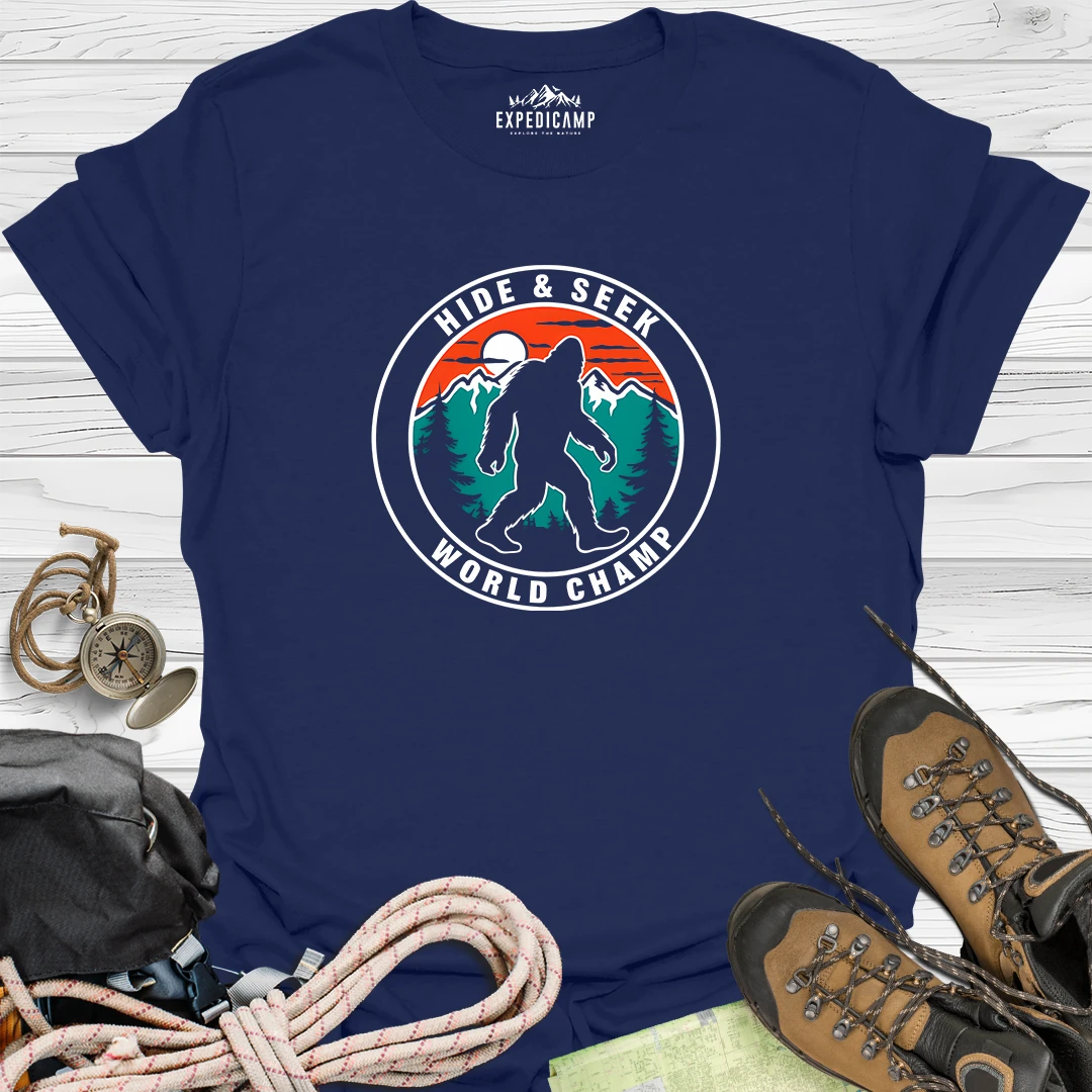 Bigfoot Hide And Seek World Champ T-Shirt