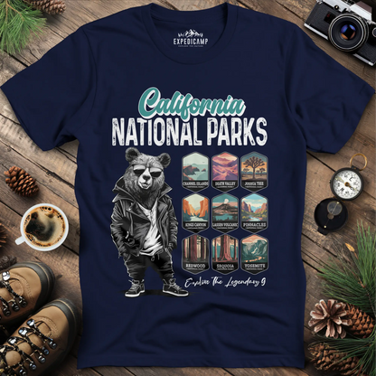 California National Parks Bear T-Shirt