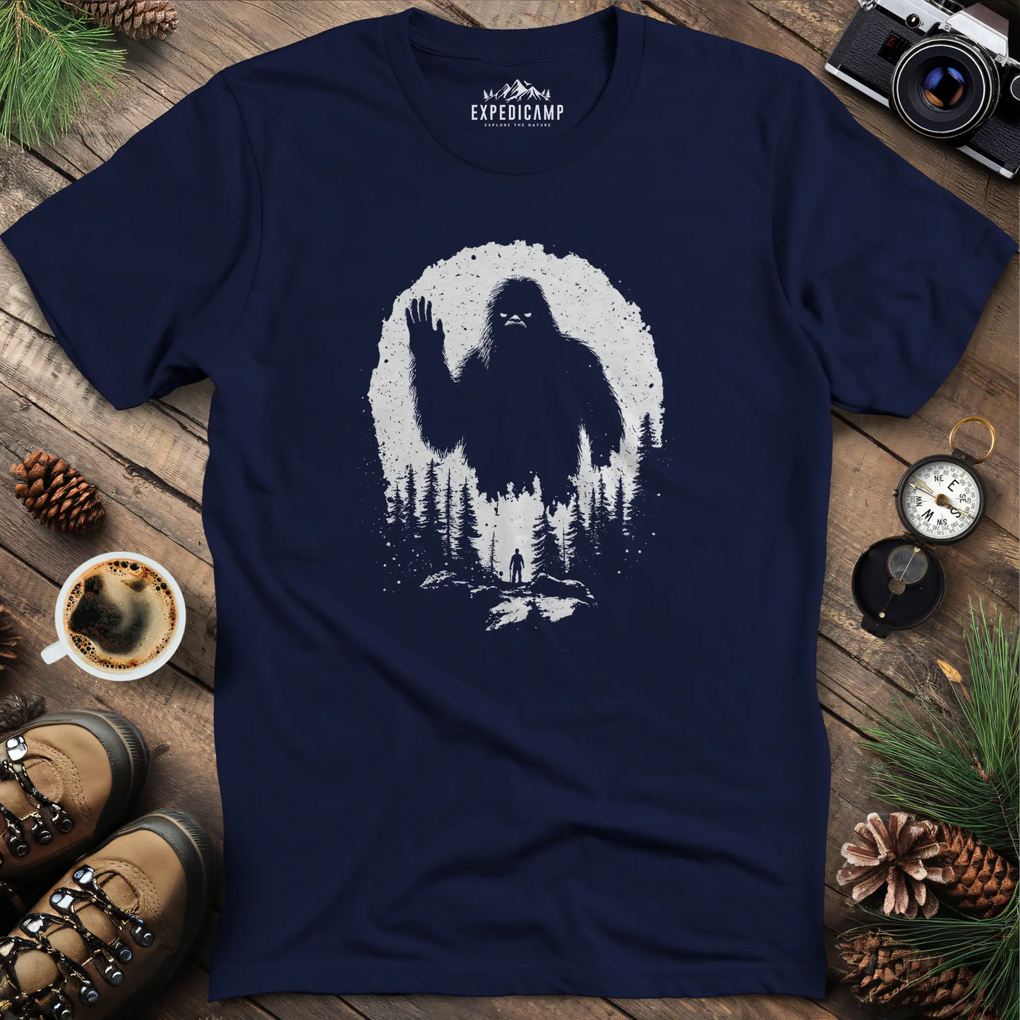 Bigfoot T-Shirt – Mysterious Adventure in the Wild Tee