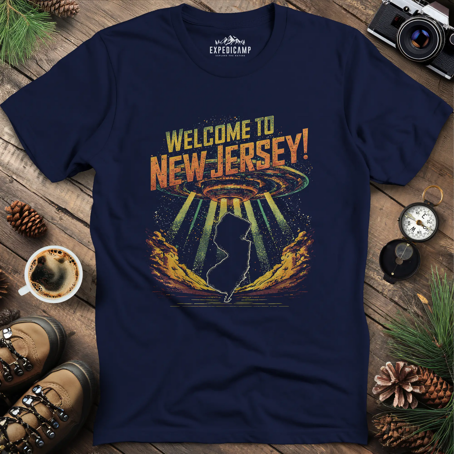 Welcome to New Jersey UFO T-Shirt