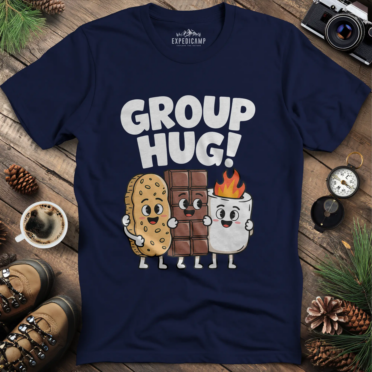 Group Hug Camping T-Shirt