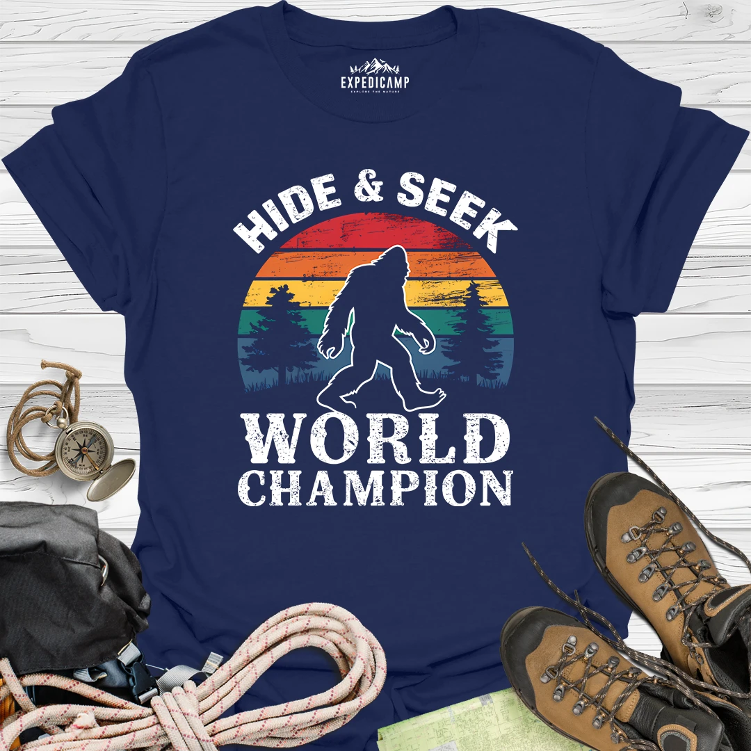 Bigfoot Hide And Seek World Champion T-Shirt