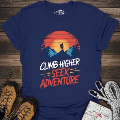 Climb Higher Seek Adventure T-Shirt