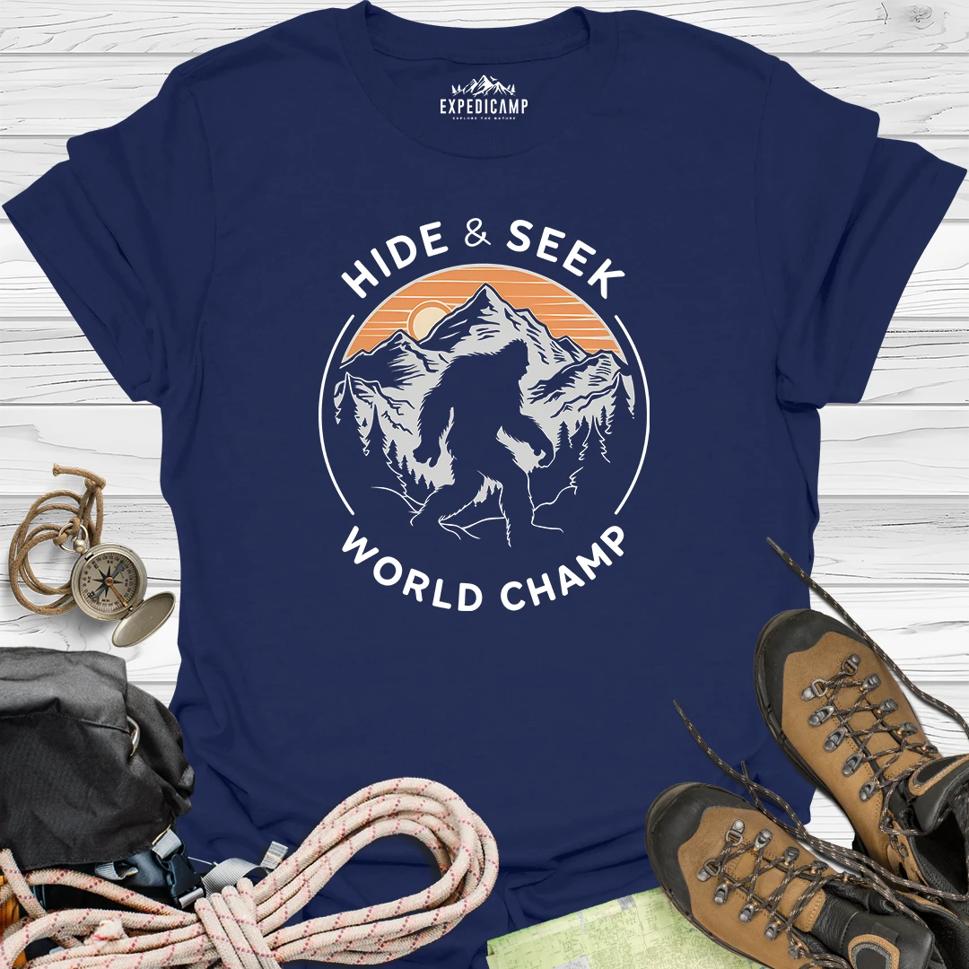 Bigfoot Hide And Seek World Champ T-Shirt