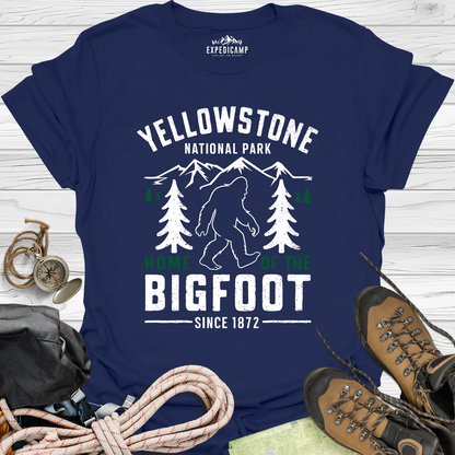 Yellowstone Home Of The Bigfoot National Park T-Shirt