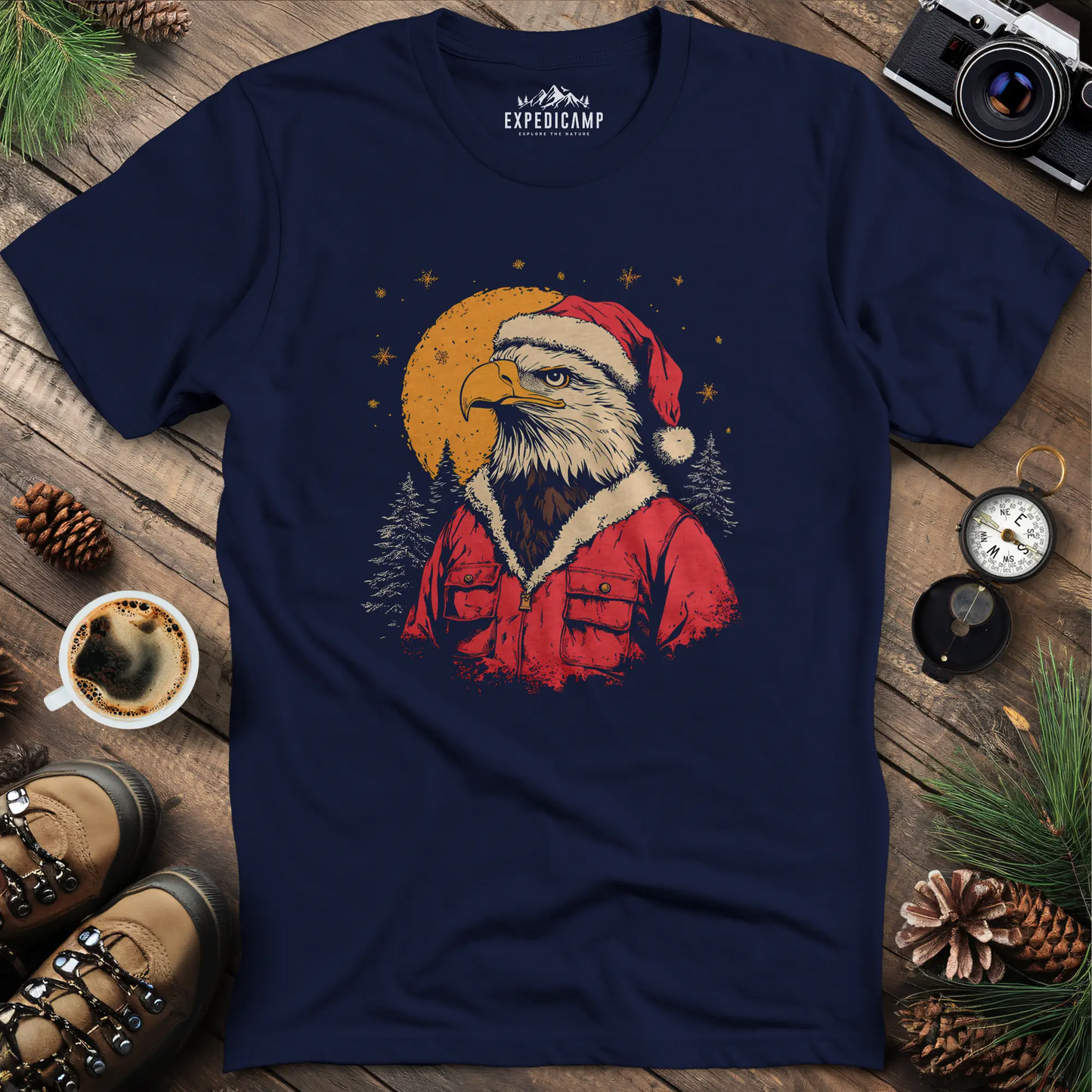 Santa Eagle T-Shirt