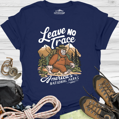 Bigfoot Leave No Trace America's National Parks T-Shirt