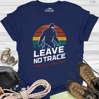 Bigfoot Leave No Trace America's National Parks T-Shirt