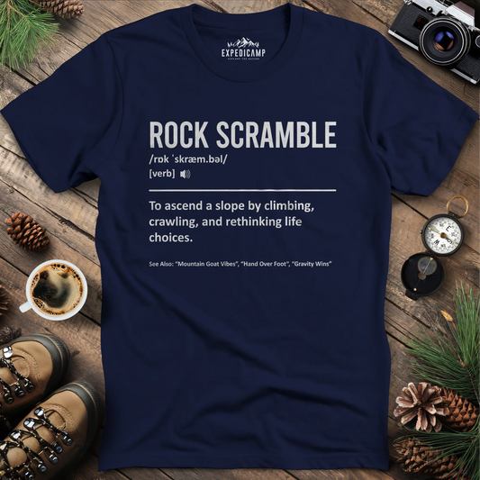 Rock Scramble Definition T-Shirt