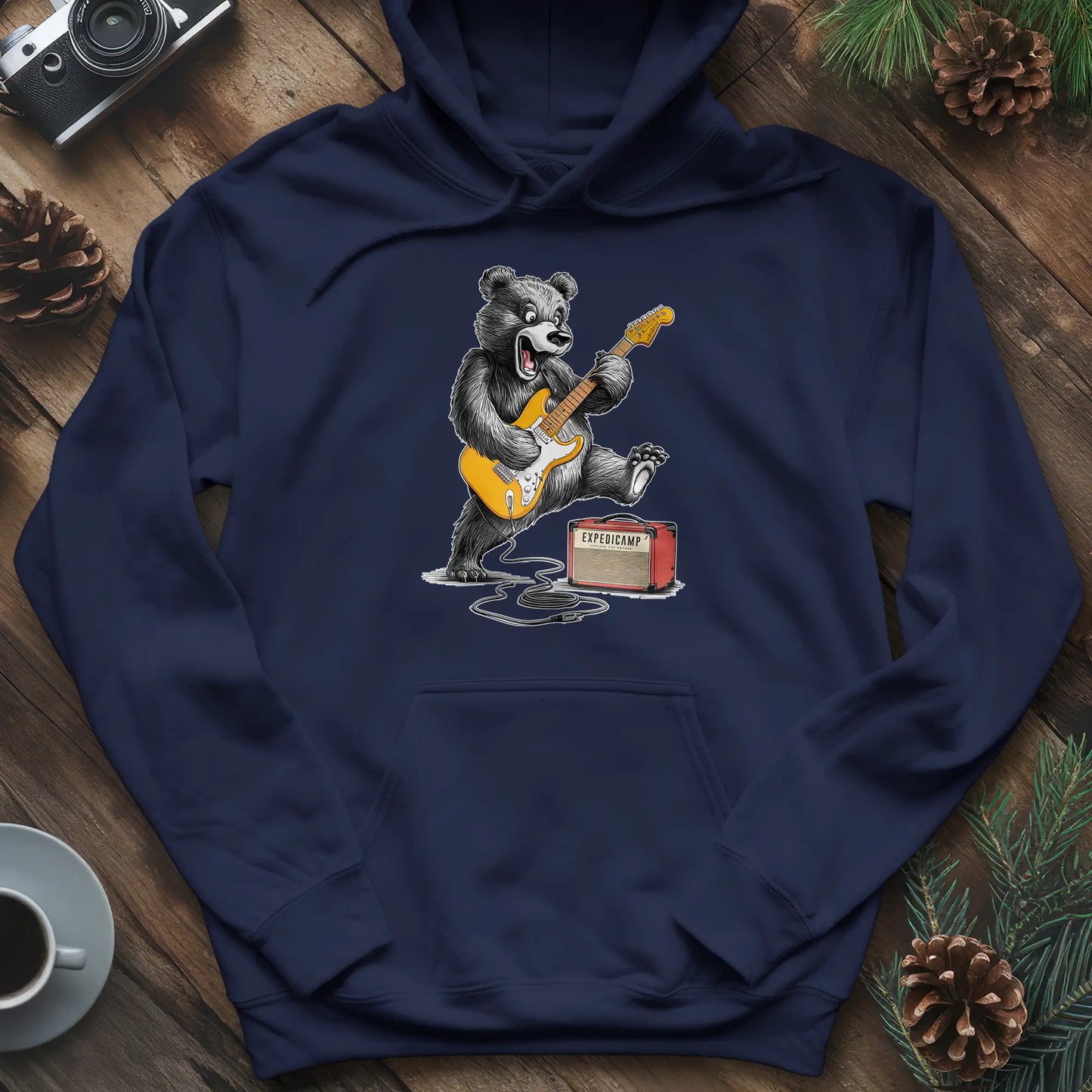 Bear Amp Rock Hoodie