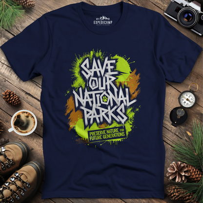 Graffiti Save Our National Parks T-Shirt