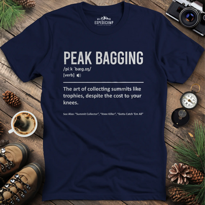 Peak Bagging Definition T-Shirt