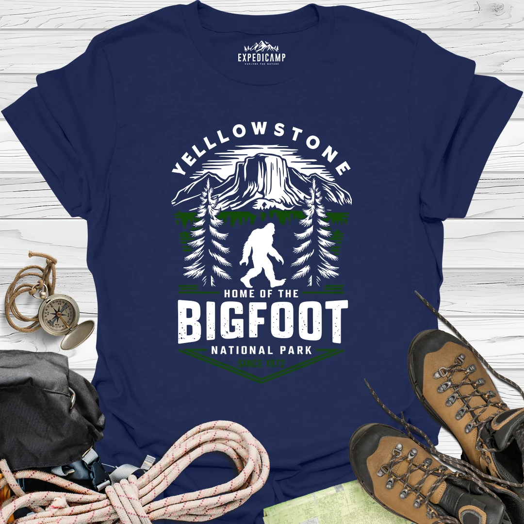 Yellowstone Home Of The Bigfoot National Park T-Shirt