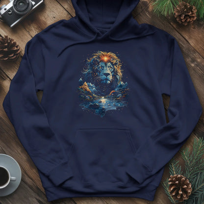 Majestic Lion Landscape Hoodie