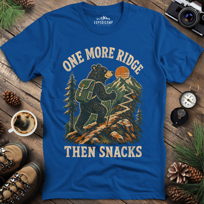 One More Ridge Then Snacks Hiking Bear Shirt