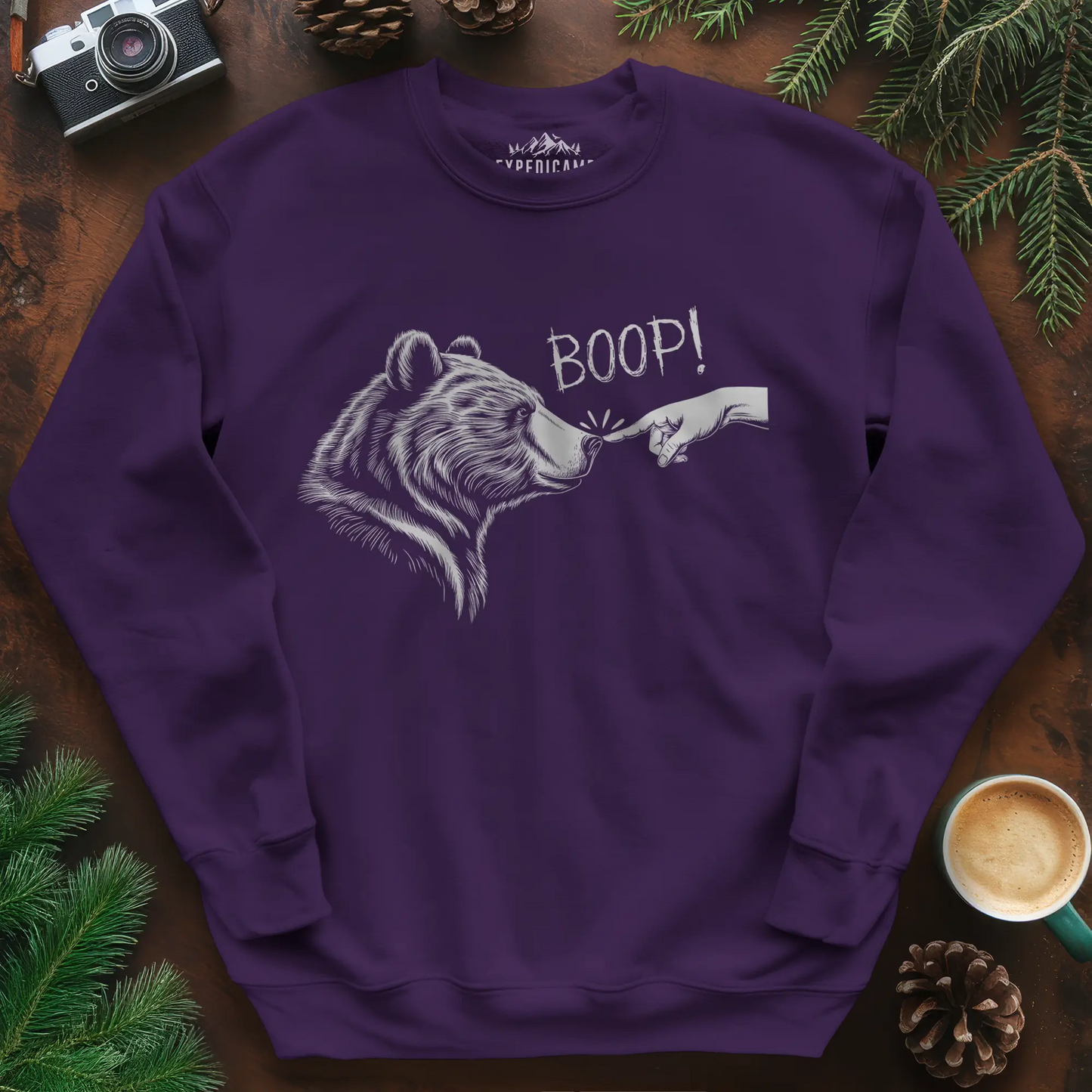 Boop Bear Sweatshirt – Funny Bear Lover Sweatshirt