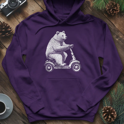 Scooting Bear Hoodie