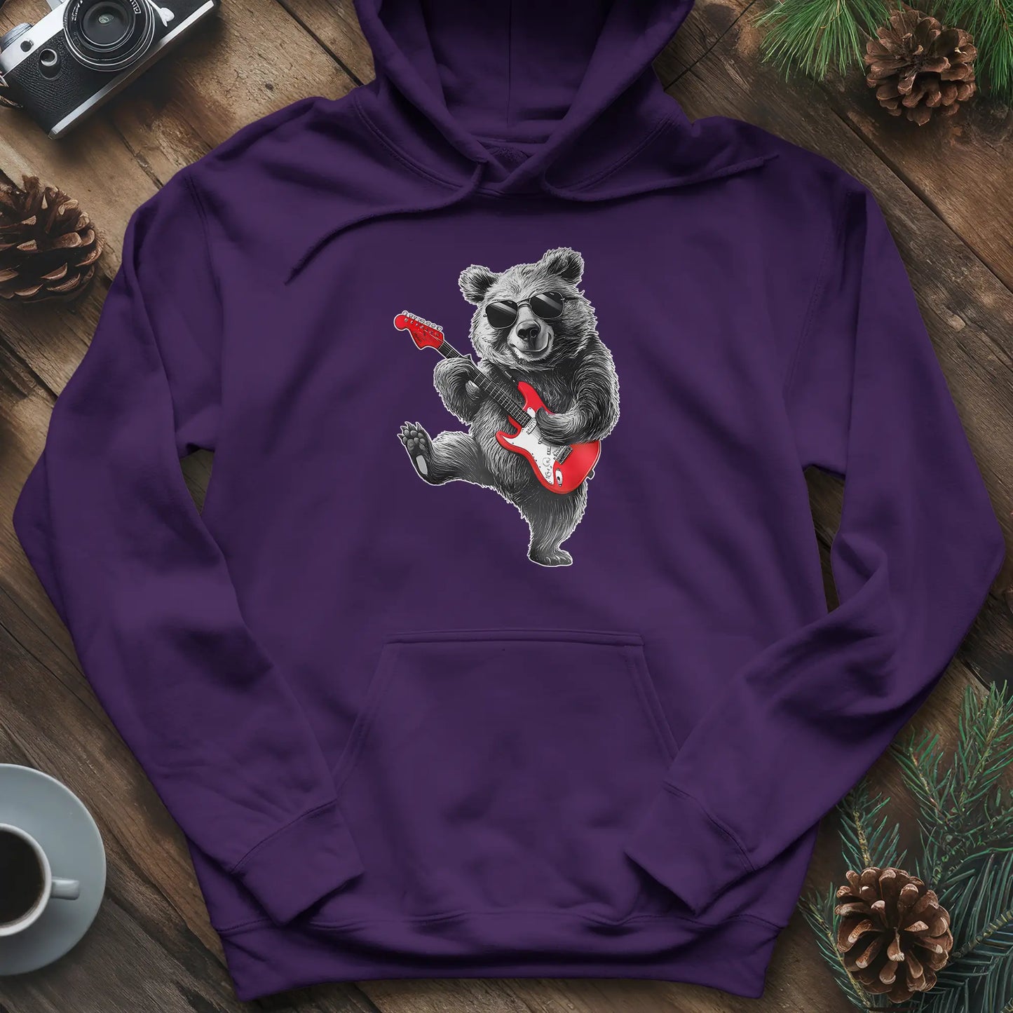 Bear Rock Star Hoodie