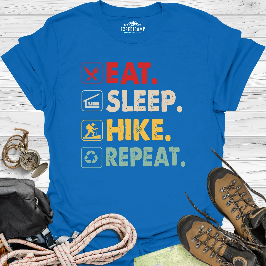 Eat Sleep Hike Repeat T-Shirt