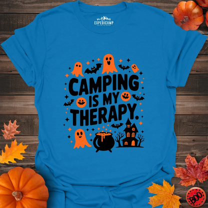 Camping Is My Therapy Halloween T-Shirt