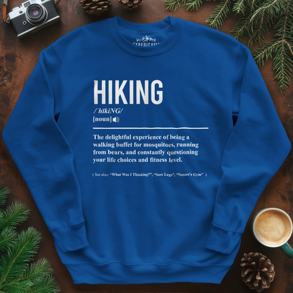 Hiking Definition Sweatshirt – Funny Outdoor Hiking Sweatshirt