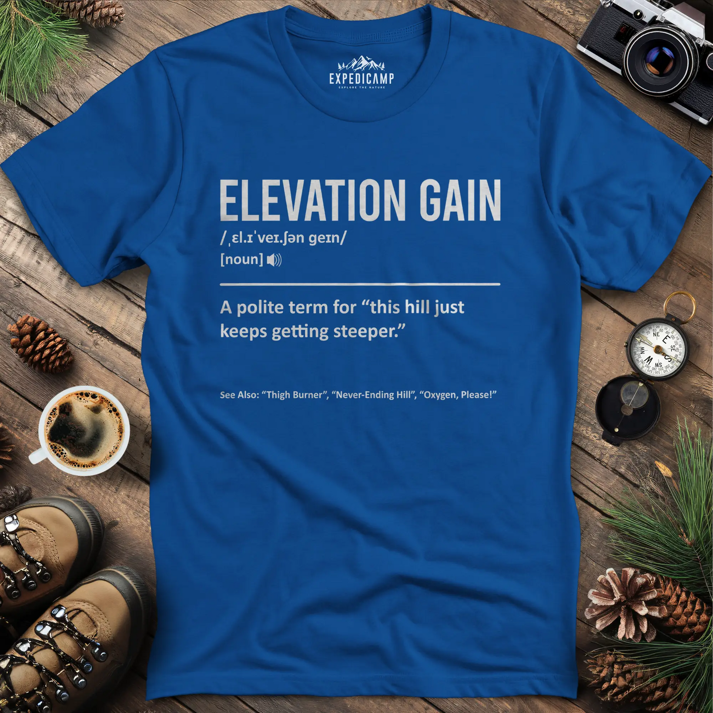 Elevation Gain Definition T-Shirt