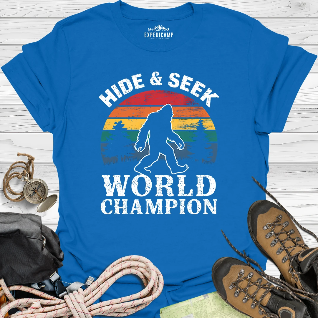 Bigfoot Hide And Seek World Champion T-Shirt